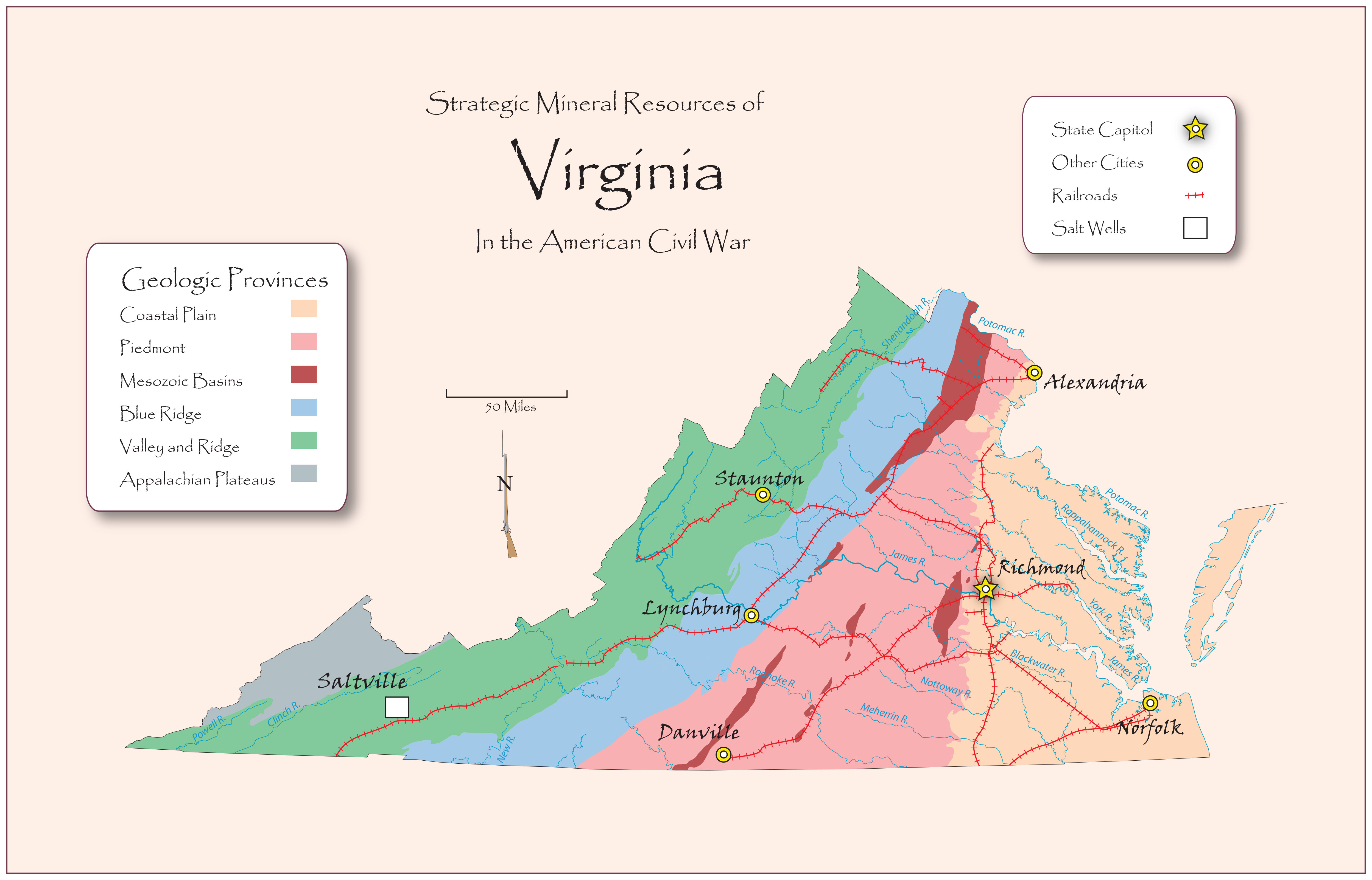 Strategic Mineral Resources of Virginia in the American Civil War - Salt
