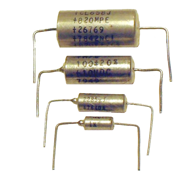 Tantalum capacitors used for military, medical, and aerospace technology.