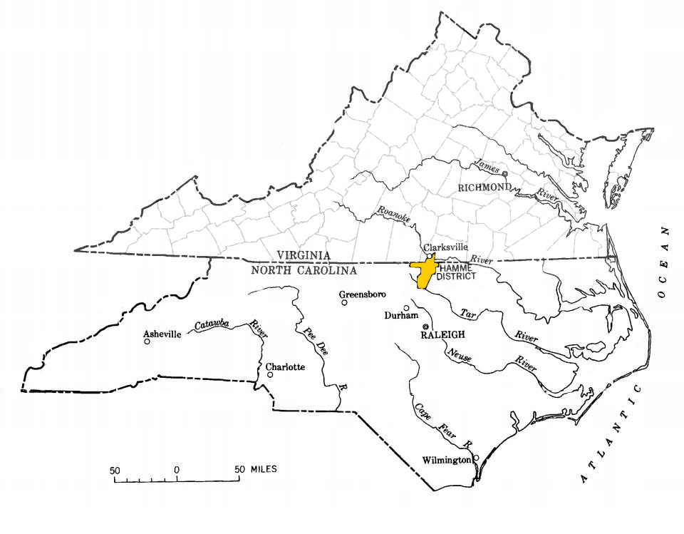 Hamme District Map