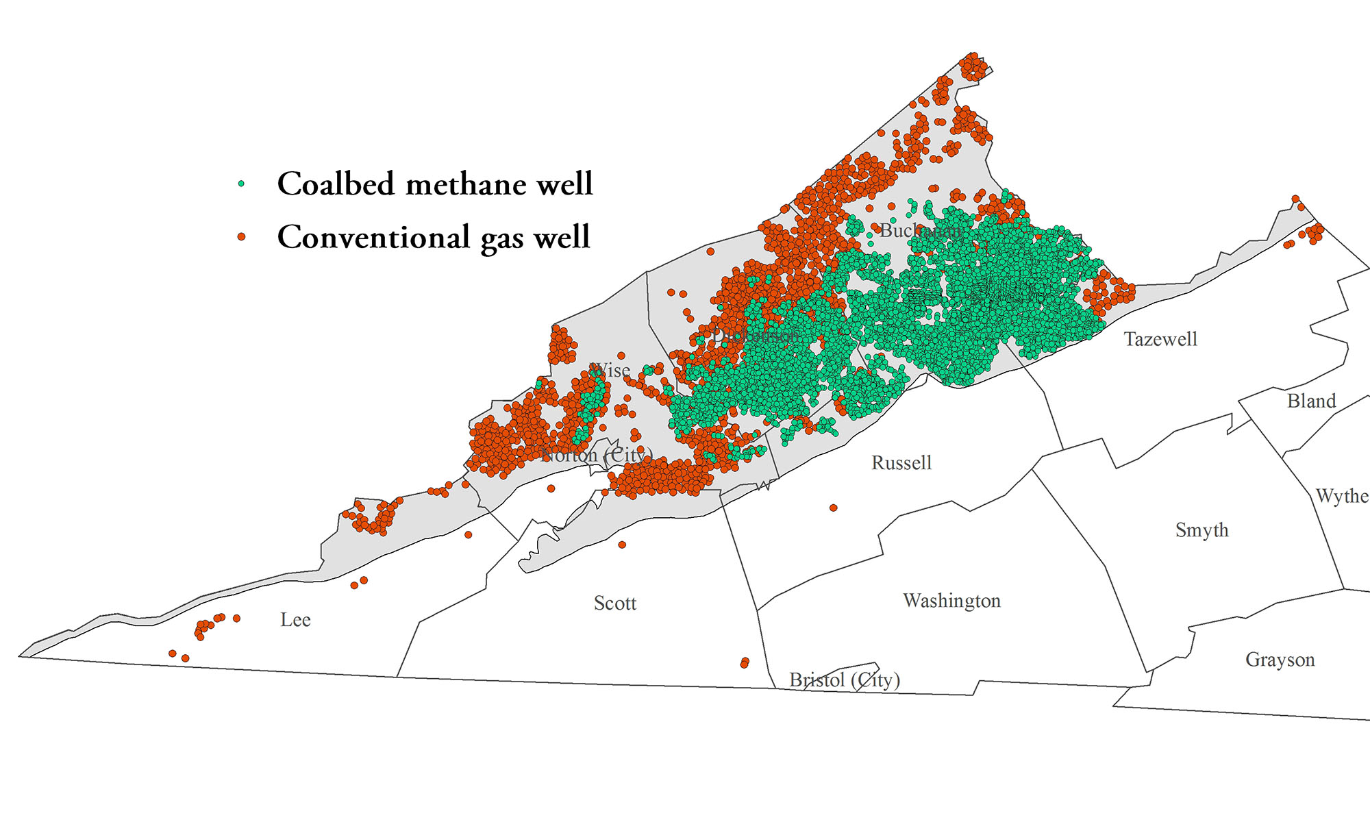 Conventional Natural Gas Well