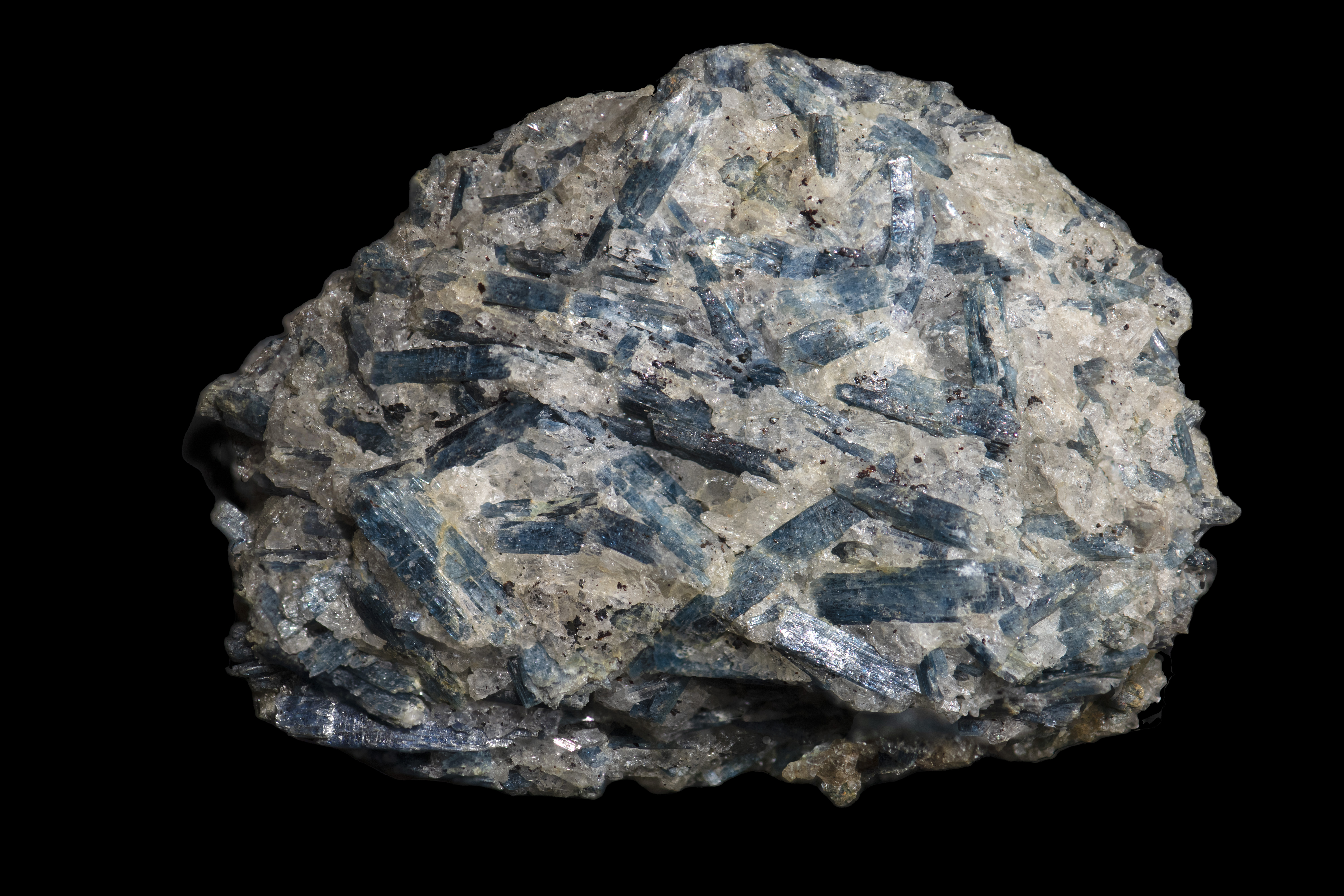 Kyanite quartzite from Baker Mountain deposit, Prince Edward Co., VA. Photograph: J. Wyman