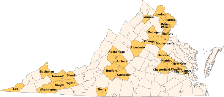 Virginia County Topographic Map Index (1:50,000 scale)